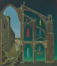 DOROTHEA TANNING Art Poster or Canvas Print "A Mrs Eadcliffe Called Today"