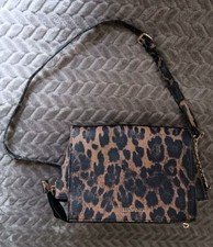 Steve Madden Leopard Print Crossbody Purse Adjustable Strap