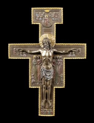 Kreuz von San Damiano - Kruzifix mit Jesus - Veronese Heiliges Kreuz Wanddeko - Bild 1 von 4
