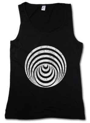 HYPNO CIRCLE I WOMEN TANK TOP Spiral Labyrinth Mystic Hypnotic Esoterik Circle