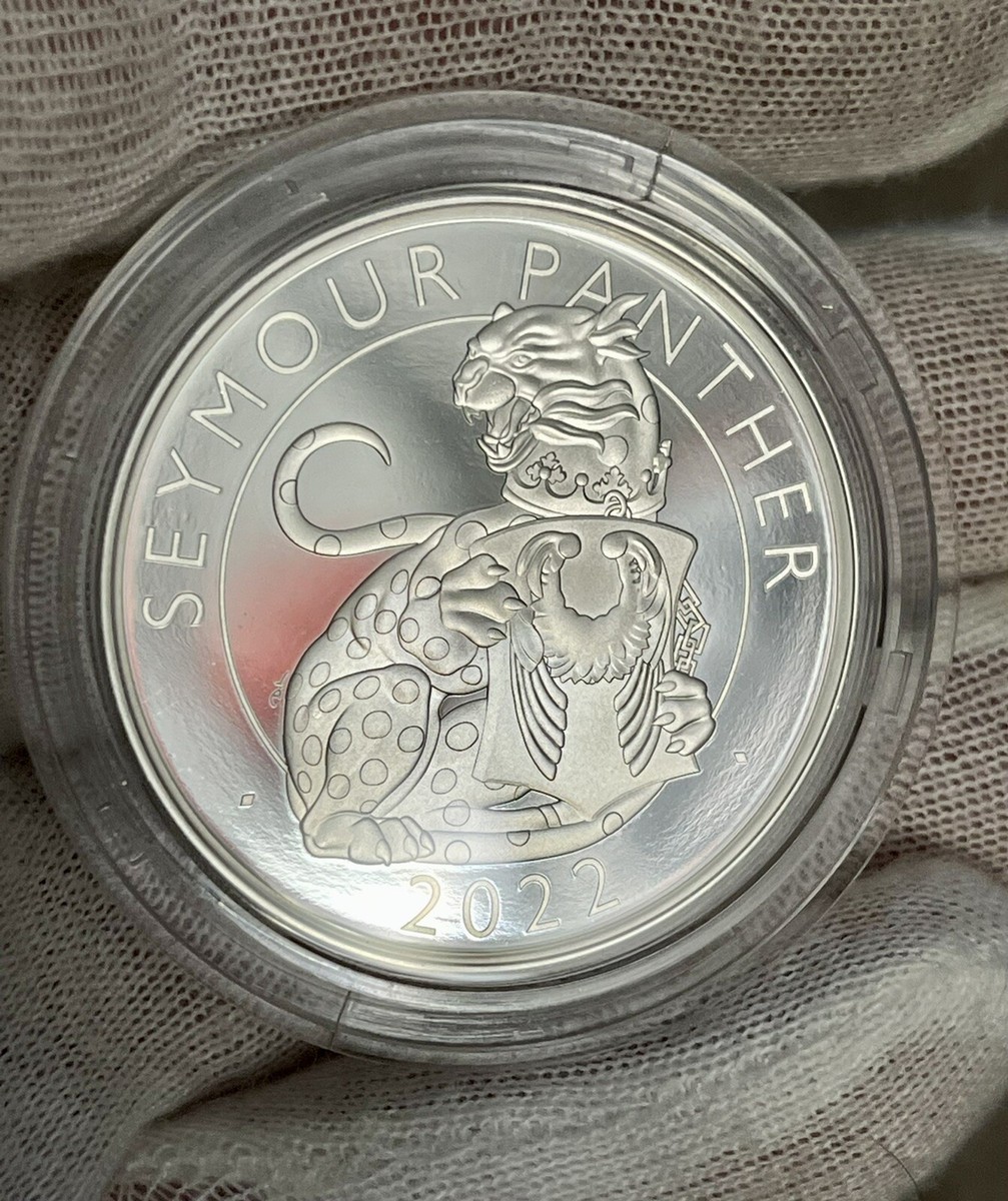 2022 Great Britain Royal Tudor Beasts Seymour Panther 1 oz Silver 