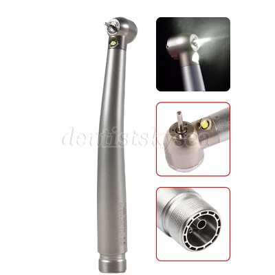 Dental Fiber Optic E-generator LED High Speed Handpiece Turbine 2 HOLE B2