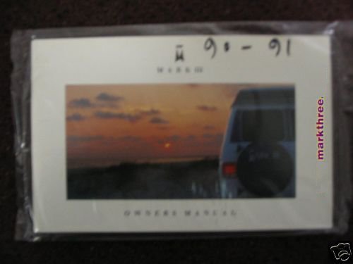 Mark III Custom Vans owner guide 1990-1991 Original New instruction manual NEW! - Picture 1 of 1