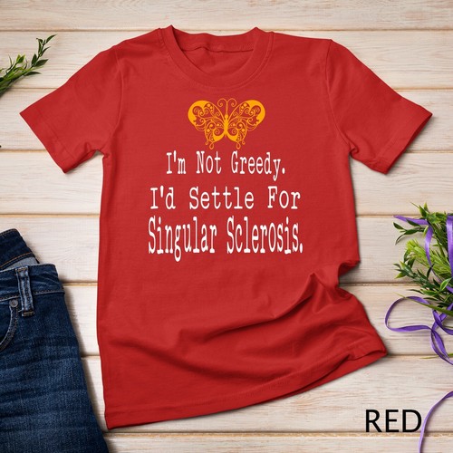 Divertida Camiseta Unisex Soporte Mariposa Concienciación Esclerosis Múltiple - Imagen 11 de 15