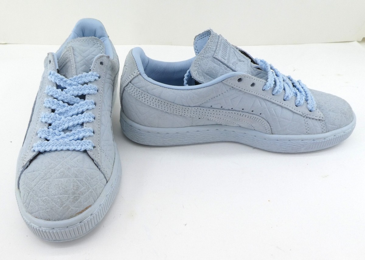 Puma Shoes Caven Suede Baby Blue Womens mismatched