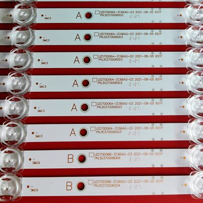 LED70D06A-ZC66AG LED Backlight Strips (12) for JVC/ONN 30370006003