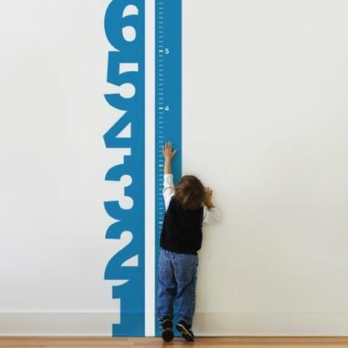 Numbers - Growth Chart Wall Decal Najnowsze prace, nowe