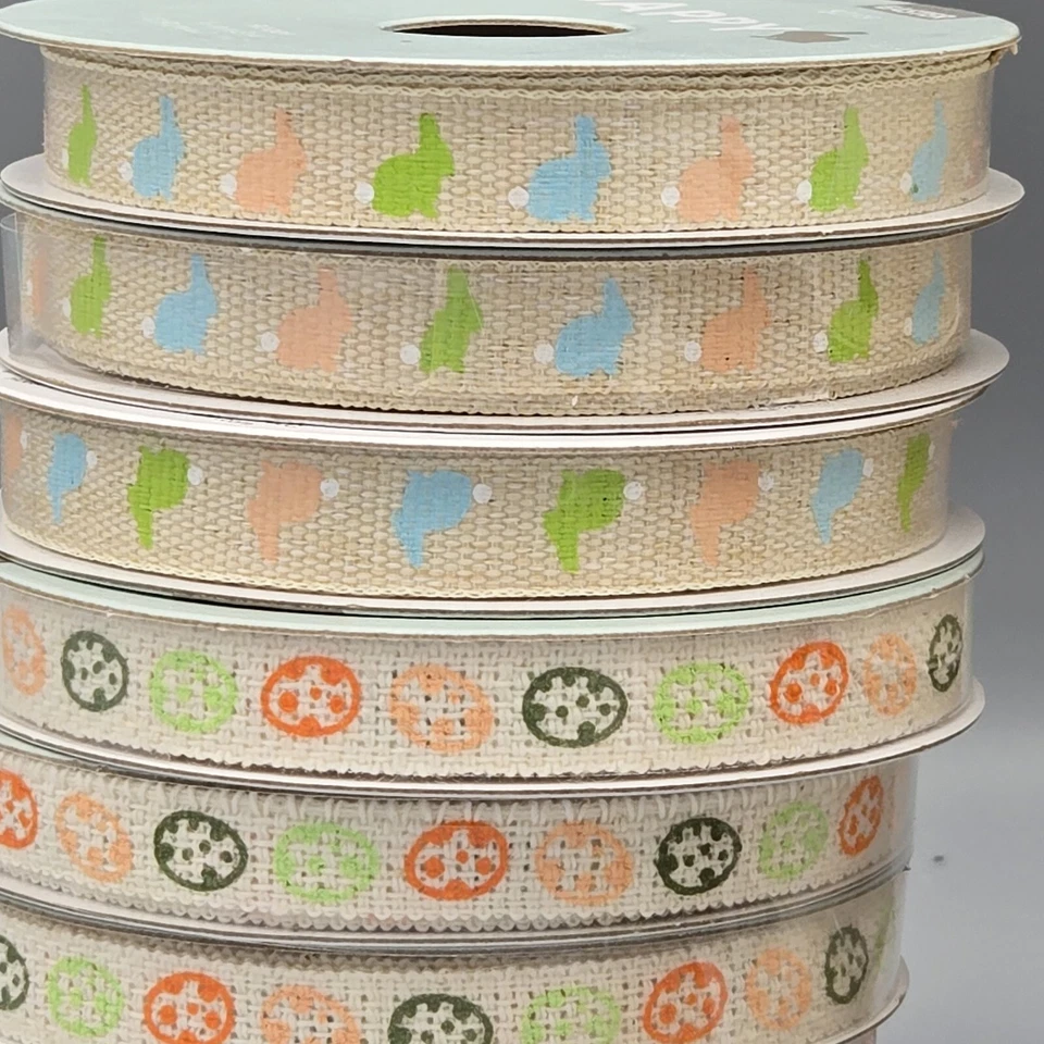 Place & Time Easter Ribbon Lot 8 - 3/8", 5 - 7/8", 2 - 1.5" Pastels *read* - Image 3 of 4