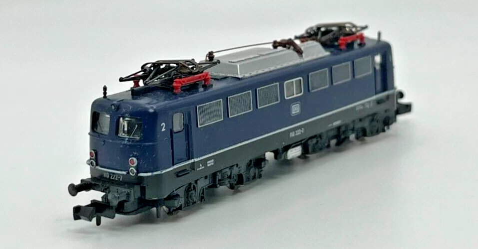 N Scale Fleischmann 7335 BR110 Electric Locomotive Original Box - Image 4 of 4