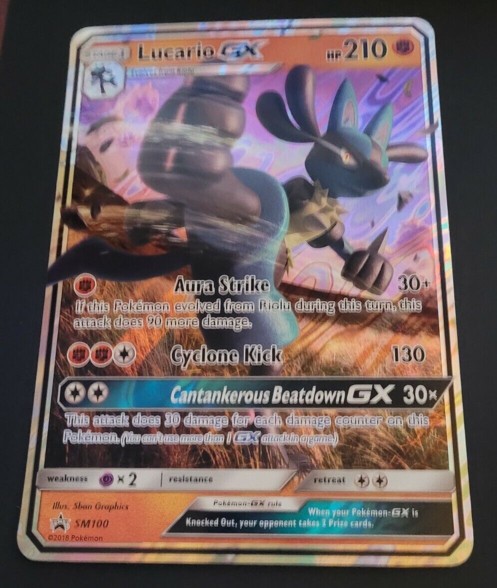 carta pokémon lucario gx hp 210 5m100 2018 - Comprar Cartas Colecionáveis  antigas no todocoleccion