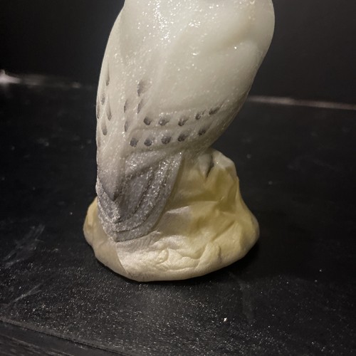 Fenton Marmor Glas Eule Figur - Bild 13 von 16