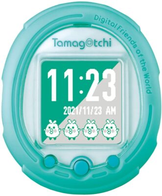 Tamagotchi Mintblue Smart 25th Anniversary & Tama Smart Card