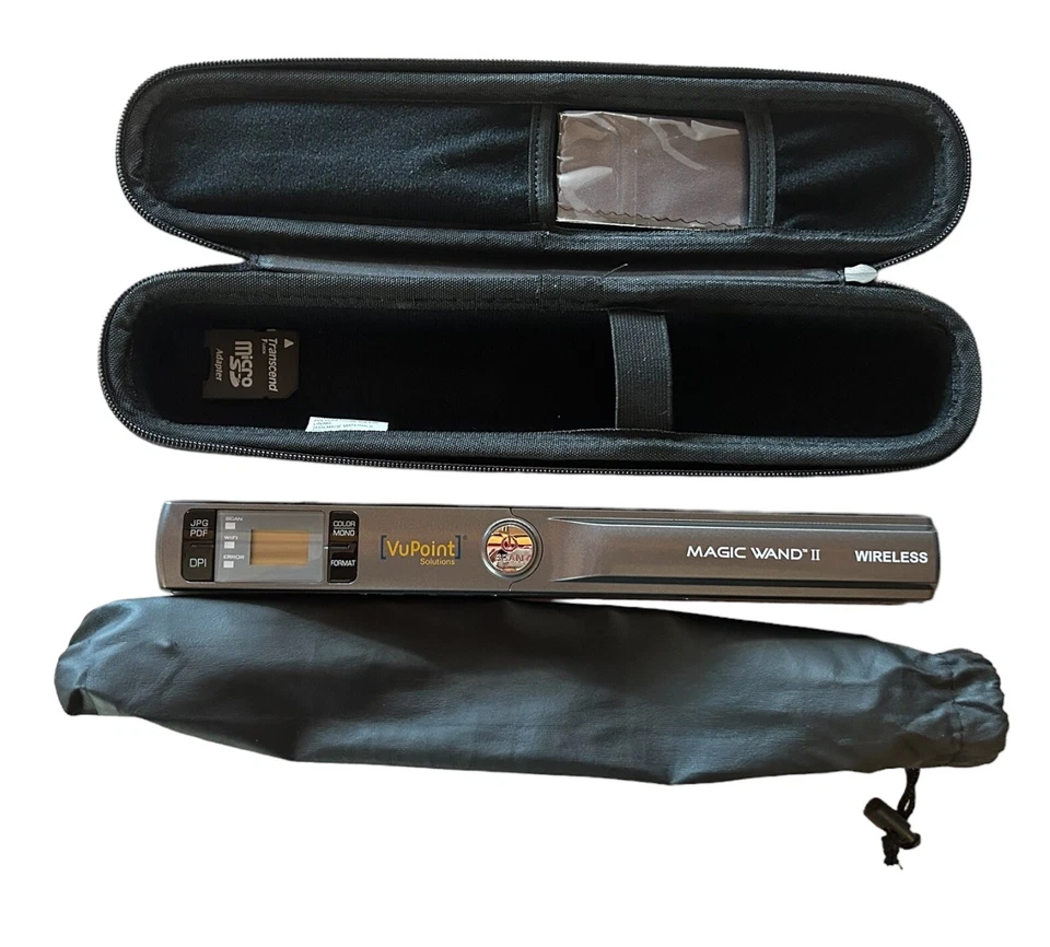 VuPoint Wireless Portable Scanner Magic Wand II Black ST44PE Solutions - Image 3 of 4