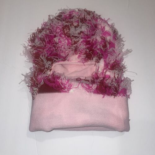Sturmhaube Skimaske rosa tarnfarben unscharf Skimaske - Bild 3 von 3
