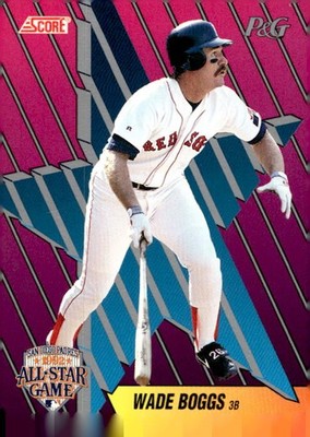 Wade Boggs 1992 Score Procter & Gamble Baseball - #4 - Boston Red Sox