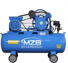 MZB 18.5Gal Ultra Quiet Air Compressor (2.2KW/3HP, 81dB, Oil-Free) with Wheels