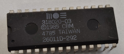 MOS 318020-03 BASIC V2 ROM - Commodore 64 - 1985 Taiwan - guter optischer Zustand