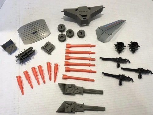 VINTAGE 1987 GI JOE Accessories original Parts Lot Mobile Command Center vehicle