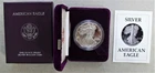 1987-S SILVER EAGLE DOLLAR PROOF COIN WITH ORIGINAL US MINT PACKAGING & COA