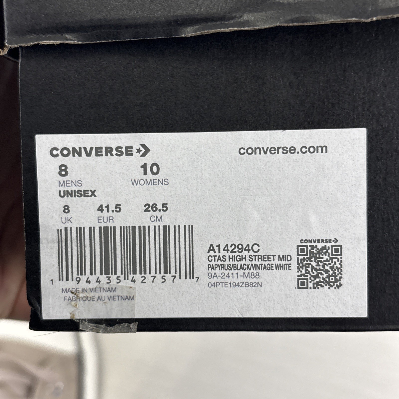 Converse Shoes Chuck Taylor Mid Top CTAS High Street Sneakers Mens Sz 8 NEW thumbnail 9