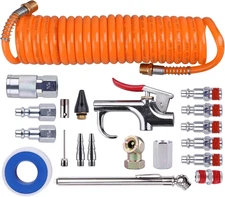 1/4 Inch NPT Air Accessory Kit - 20 Piece, Air Compressor 