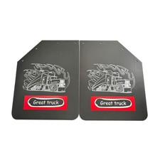 2PCS 24''x30'' Universal Heavy Duty Polymer Mudflaps Black Splash Guard