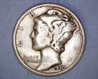 1930 MERCURY DIME   FINE *** 310-6