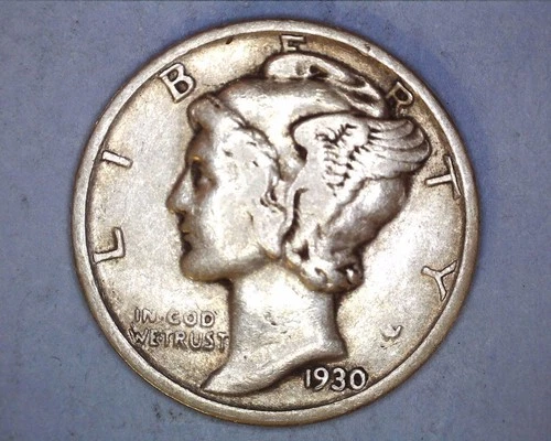 1930 MERCURY DIME   FINE *** 310-6