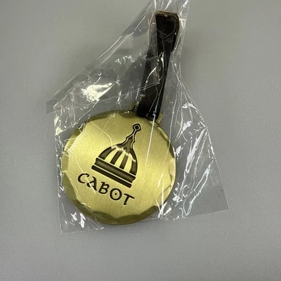 Etiqueta de bolsa de metal para club de golf Cabot Highlands. - Imagen 1 de 2