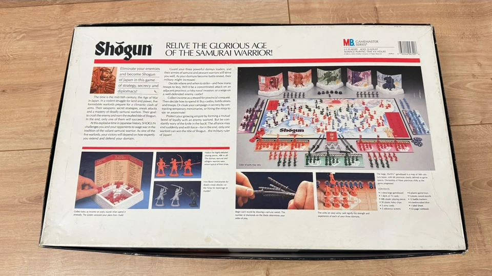 Brettspiel Shogun Gamemaster Series MB Spiele - Bild 4 von 4