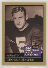 1991 Enor Pro Football Hall of Fame George McAfee #95 HOF 0q3