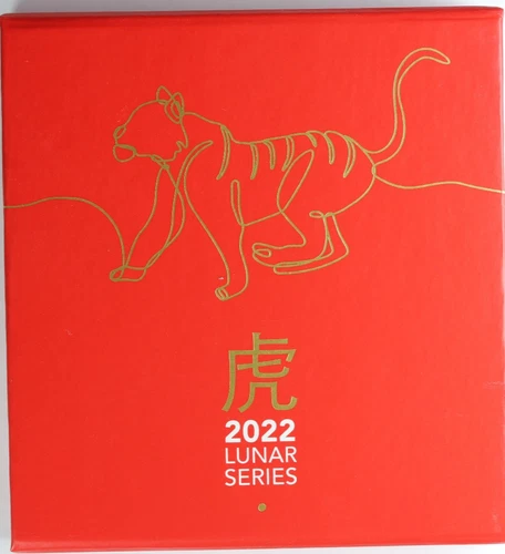 2022 Lunar Series Year of the Tiger $1 1/2 oz Fine Silver Uncirculated Ingot