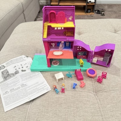 Polly Pocket Pollyville Pocket House Micro Playset By Mattel 2018 2 Dolls