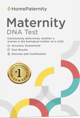 HomePaternity Maternity DNA test 34 Genetic Markers Tested Fast Results