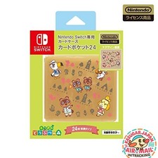 Switch Card Case 24 Slots Animal Crossing Line Art Nintendo fm Japan