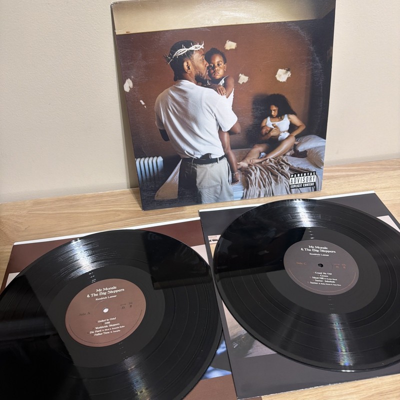 Kendrick Lamar - Mr. Morale & the Big Steppers Vinyl (Black, Double LP, 2022)
