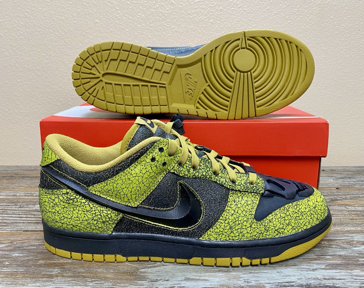 Nike Dunk Low Retro QS Halloween Skull Green Cactus Shoes HV6103