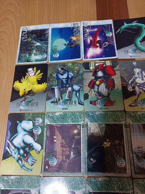 Final Fantasy Ⅶ 1997 Carddass Card Cloud Vincent Chocobo Set Lot