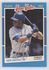 1990 Fleer Baseball's League Leaders Box Set Ken Griffey Jr #14 HOF 2s9