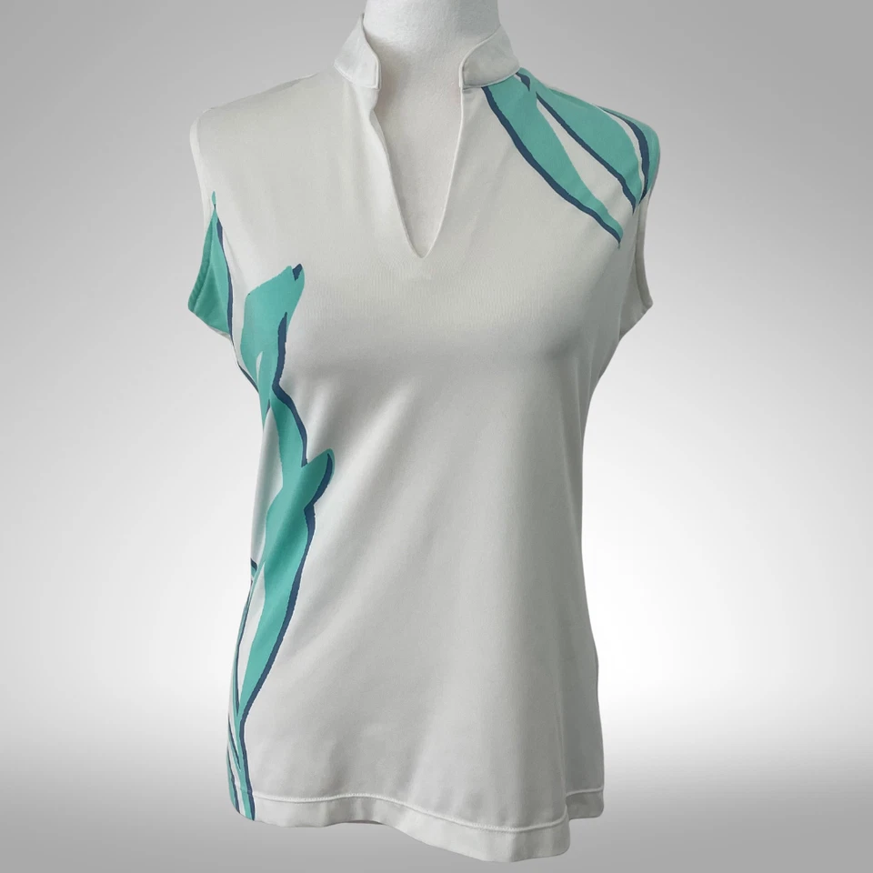 Juego de 2 tops tropicales sin mangas Resort S - Greg Norman & Monterey Club Pickleball Foto 2 de 4