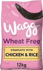 Wagg Adult Dog Food Chicken & Rice 12kg - Wheat Free for Sensitive Stomachs 2.03 per kilo