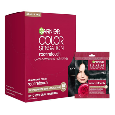 Garnier Color Sensation Root Retouch, Demi Permanent Hair Dye for Roots with 100
