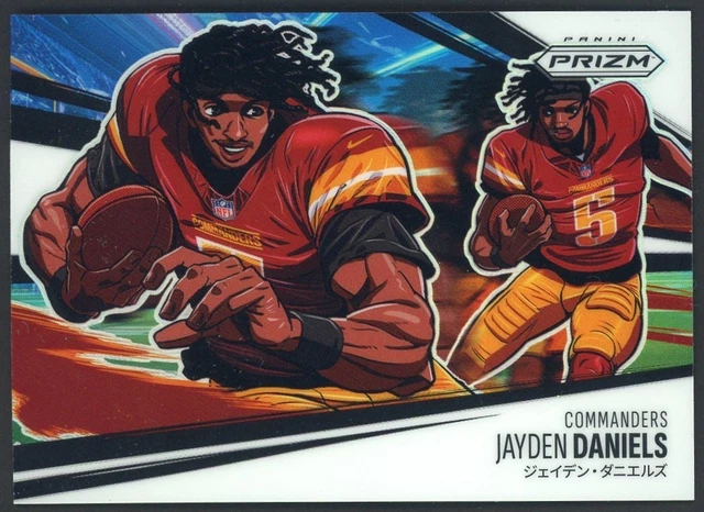 2025 Panini Prizm Manga Horizontal #1 Jayden Daniels Commanders SSP CASE HIT
