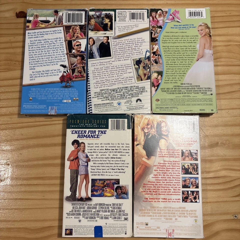 50 First Dates, Prince & Me, Cinderella Story, Drive Me Crazy, Sweetest Thing - Image 2 of 4