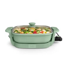Make  Take Electric Skillet, Fits-anywhere™ kitchenware, EverGood™ Ceramic Co...