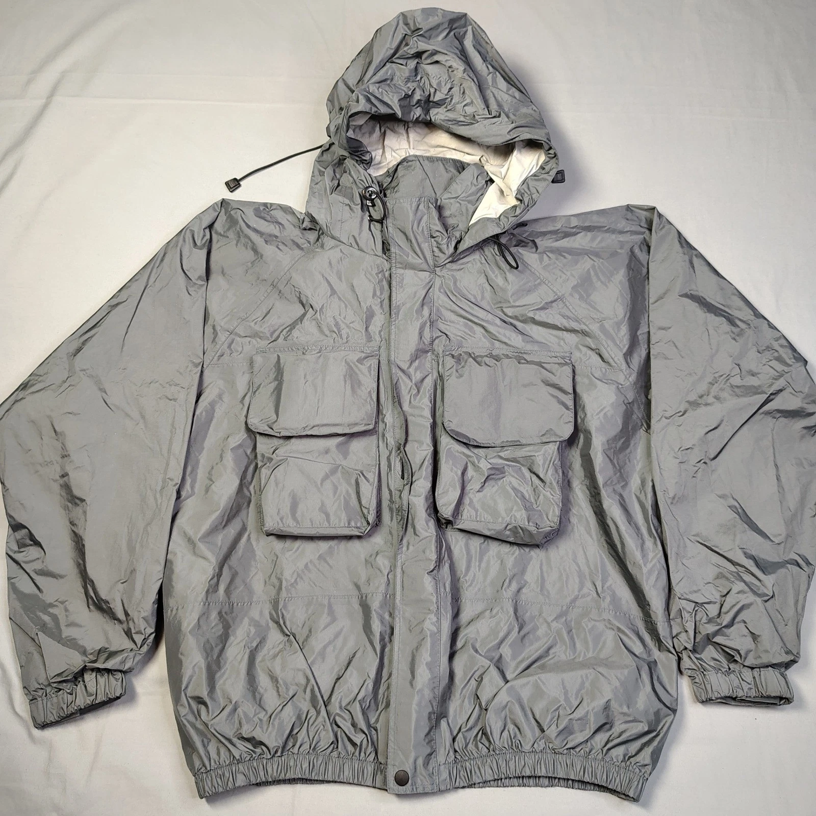 Dan Bailey Lightweight Rain Jacket Mens XL Gray Waterproof Wading Entrant-DT
Opens in a new window o