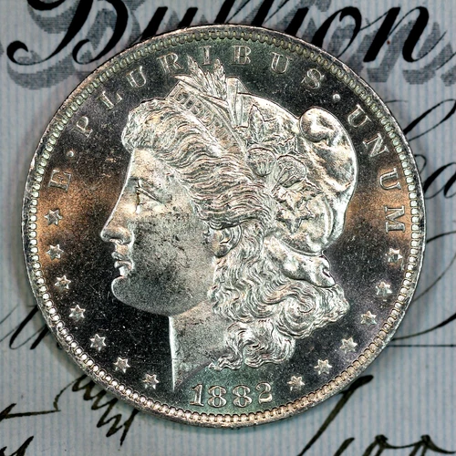 * 1882-O CAMEO PL * SOLID+ GEM BU MS MORGAN SILVER DOLLAR * FROM COLLECTION