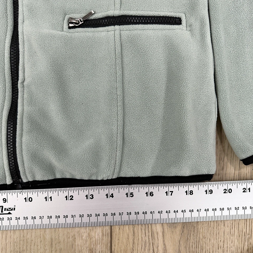 Chaqueta CHESTNUT HILL Mujer Microfleece Cremallera Completa Est 1919 Verde Talla S Foto 3 de 4