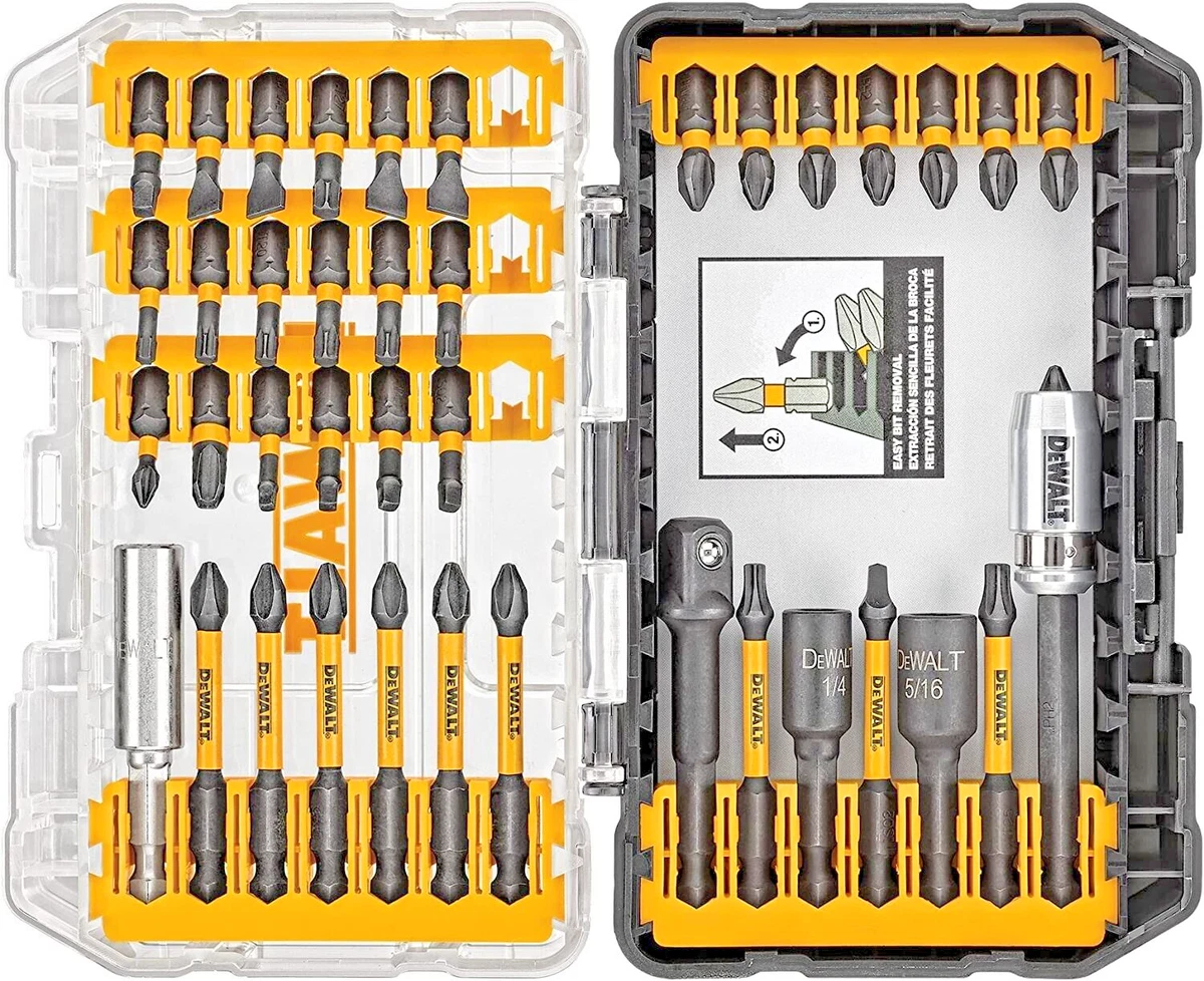 Screwdriver Bit Set Impact Ready 40 Piece Dewalt Flex torq