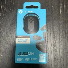 Brand New Sealed  JLABS JBUDS MINI True Wireless Black - Retail 39.99